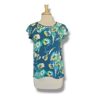 Ava Christine Women's Short Sleeve Hi-Lo Top. Size S